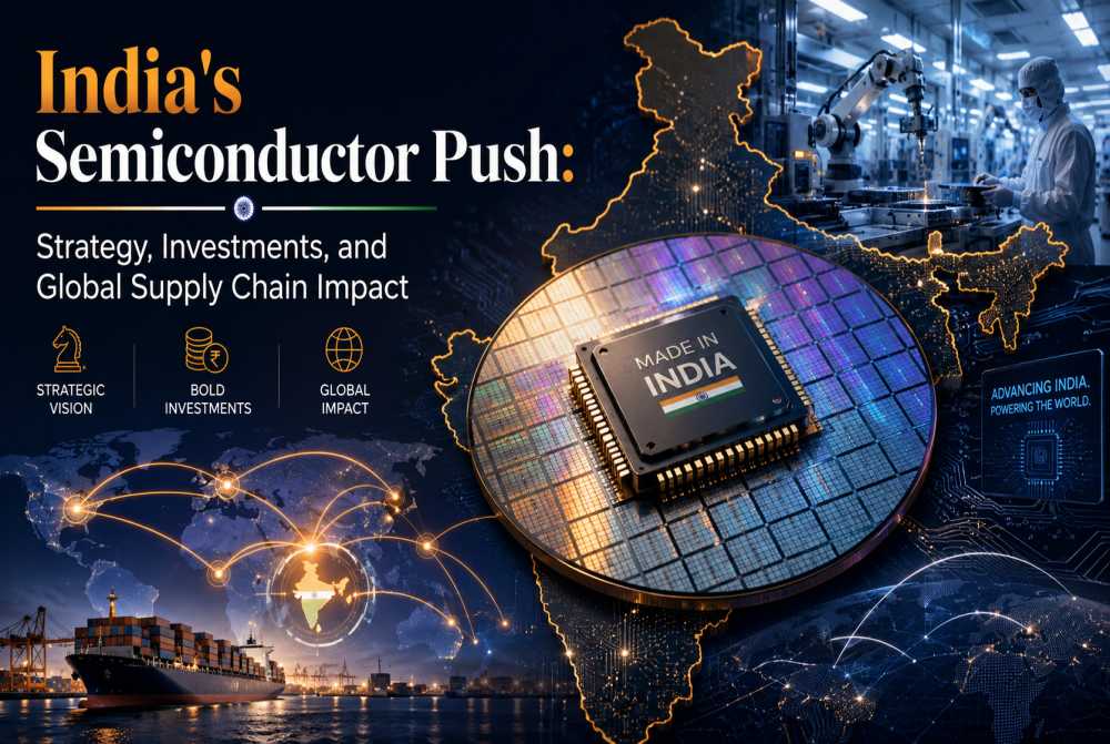 India’s Semiconductor Push: Strategy, Investments, and Global Supply Chain Impact